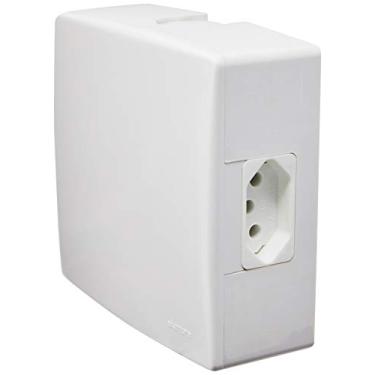 Imagem de Caixa de Sobrepor com Disjuntor, Dispositivo de Proteção Individual, Alumbra, 8625, Branco