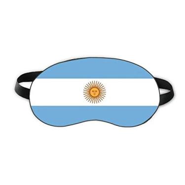 Imagem de Argentina Bandeira Nacional América do Sul Country Sleep Eye Shield Capa para sombra noturna macia