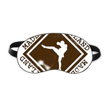 Imagem de Make In Thailand Boxing Art Ilustration Sleep Eye Shield Soft Night Blinfold Shade Cover