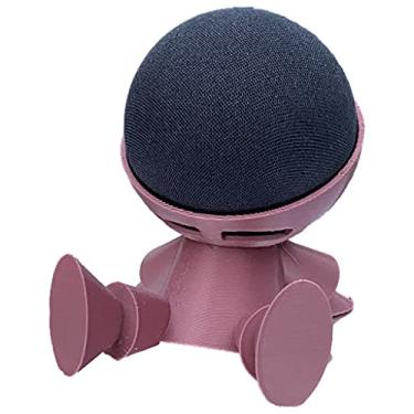 Imagem de Sem Marca Suporte Mesa Robô Espacial Alexa Echo Dot 4 Rosa
