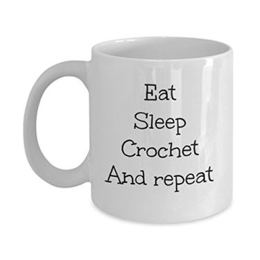 Imagem de Coma dormir crochê e repita