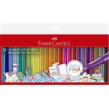 Imagem de Caneta Fine Pen C/24 Cores Faber-Castell - Faber Castell