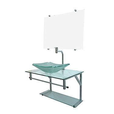Imagem de Gabinete Incolor de Vidro Para Banheiro 40cm CC33cm