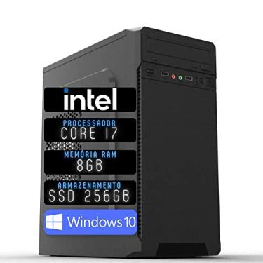 Imagem de Computador 3green Desktop Intel Core i7 8GB SSD 256GB Windows 10 3D-027