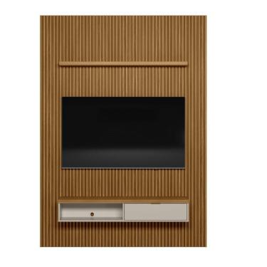 Imagem de Painel Modular Ripado 1,80m com Nicho e Prateleira Linea Brasil