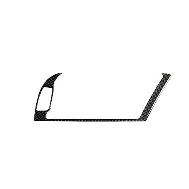 Imagem de UTOYA Carro de fibra de carbono interior exterior etiqueta da caixa de navegação moldura decorativa, apto para audi q5 2009-2017 a5 2008-2017 a4 b8 2009-2016