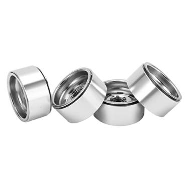 Imagem de Jantes de roda RC, cubos de roda de veículo RC de fácil montagem, seguro ecológico para carros RC(Buraco quadrado)