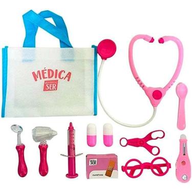 Imagem de Kit Infantil - Brincando De Ser - Doutora Com Acessórios - Multikids