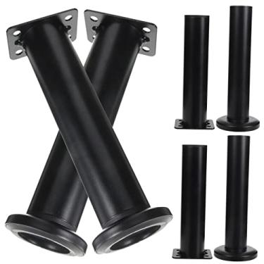 Imagem de RUNROTOO Pernas telescópicas de armário pernas ajustáveis para cama moldura de cama ajustável mesa de centro de metal pernas pernas pés estrutura de cama pernas peças de reposição de cama pernas de móveis ajustáveis penteadeira
