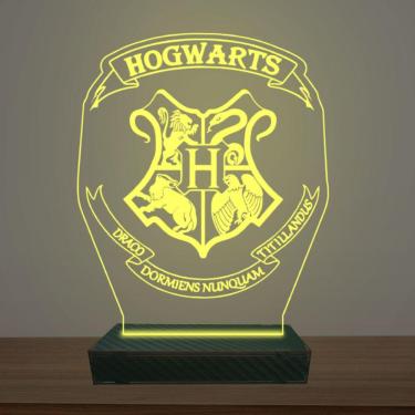Imagem de Luminária Led 3d Hogwarts Harry Potter Abajur Luxo
