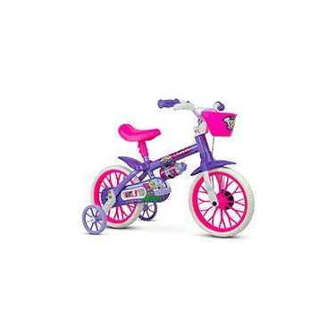 Imagem de Bicicleta Infantil Para Menina De 2 Anos Aro 12 Nathor Violeta