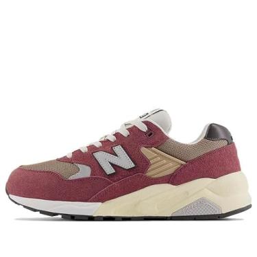 Imagem de New Balance Tênis masculino 580, Vinho lavado, 9.5