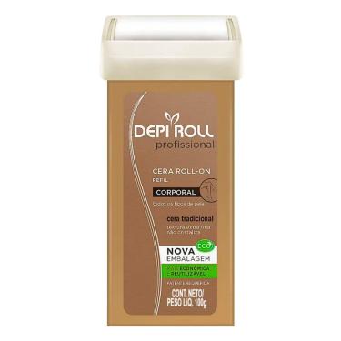 Imagem de Depilador DepiRoll Refil Roll-On Cera Corporal Tradicional 100g