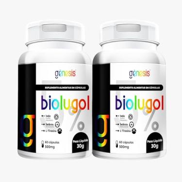 Imagem de BIOLUGOL - Iodo, Iodeto de potássio, Selênio e L-tirosina. Genesis em capsulas (2)