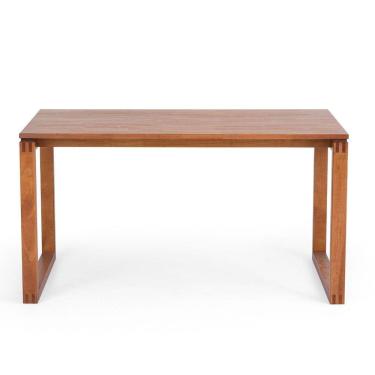 Imagem de Mesa De Jantar 4 Lugares 160x80cm Madeira Maciça Craft Artemobili Garapa