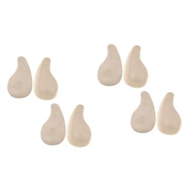 Imagem de minkissy 4 Pares Palmilha De Correção De Calcanhar Inserções De Correção De Calcanhar Palmilhas De Massagem Sandálias Da Moda Inserções Ortopédicas De Gel Homem e Mulher Salto Meia Almofada