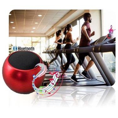 Imagem de Caixa Mini De Som Metal Bluetooth Academia Festa Piscina