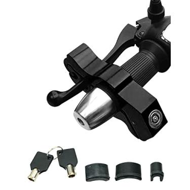 Imagem de Trava de acelerador de motocicleta, trava de guidão universal resistente para motocicleta apto para motocicleta bicicletas esportivas scooter ciclopes ATVs preto