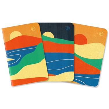 Imagem de Diários de gratidão de bolso – Conjunto Drift (gerencie estresse e ansiedade, apoio à saúde mental, lista de verificação de autocuidado, avisos, 8,9 cm x 14 cm, 36 páginas)