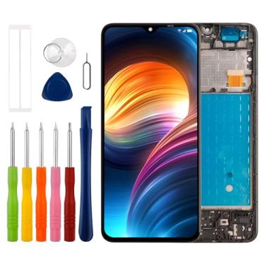 Imagem de [Com moldura] [Novo] Duotipa Display LCD Touch Screen Digitalizador Substituição para TCL 40 XL T608M 6,7 polegadas com kit de ferramentas de reparo técnico - Preto