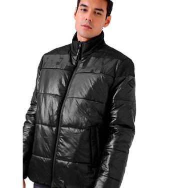 Imagem de Jaqueta Replay Masculina Nylon Bicolor Preta-Masculino