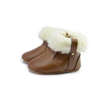 Imagem de Bota botinha bebe infantil inverno sapatinho criança recém nascido confortavel-Feminino