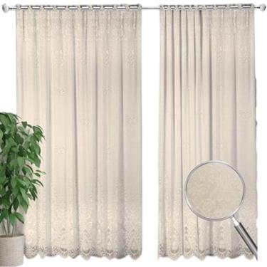 Imagem de Cortina Renda Com Forro Sala Quarto 3,00 Larg X 1,80 Alt