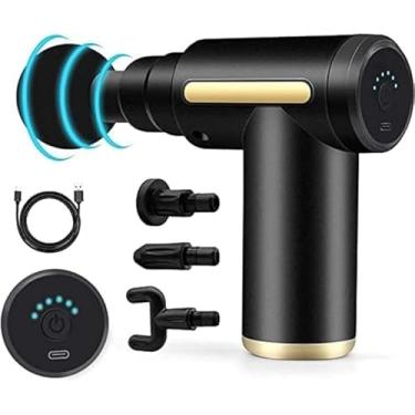 Imagem de Massageador Elétrico Profissional Muscular Pistola de Massagem Recarregável - YODHE