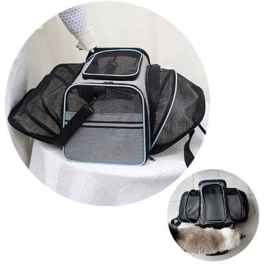 Imagem de Bolsa Transporte Expansível Pet Luxo Cães E Gatos Viagens