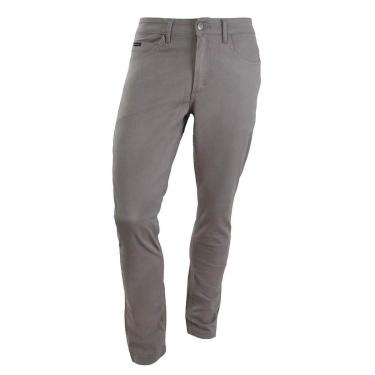 Imagem de Calça Sarja Masculina Freesurf Slim Cáqui - 1108-Masculino