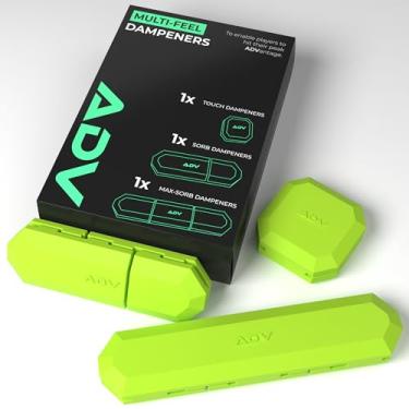 Imagem de ADV Tennis Amortecedor com sensação personalizada, amortecedor de raquete para reduzir a vibração e permanecer na raquete, amortecedor de raquete de tênis de polisilicone projetado, volt, pacote com 3