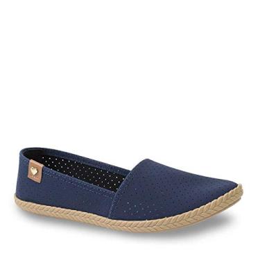 Imagem de Moleca Sapatilha Alpargata 5287.210 Marinho Feminina Casual Espadrille Azul