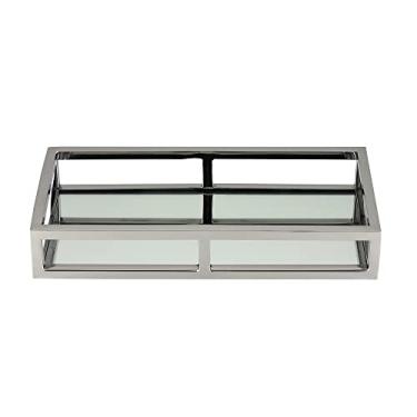 Imagem de Bandeja de Aço Inox com Espelho 30cm x 15cm x 5cm - Wolff