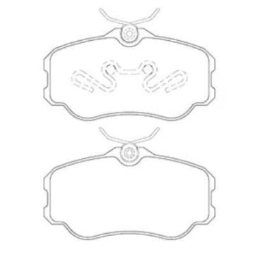 Imagem de Pastilha De Freio Saveiro G2 2.0 Dianteira Sistema Varga 1237 Syl