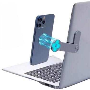 Imagem de Suporte Magnético Alumínio Para Fixar No Notebook Computador - Danet