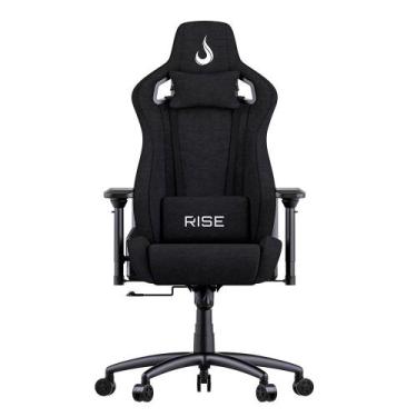 Imagem de Cadeira Gamer Rise Mode Z5, Ângulo Ajustável, Braço 4D, Preto, Tecido 