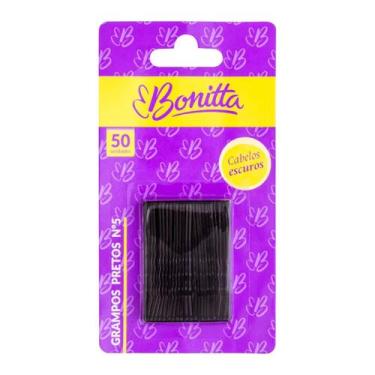 Imagem de Grampo De Cabelo Nº 05 Com 50 Unidades Preto Linha Bonitta, Preto