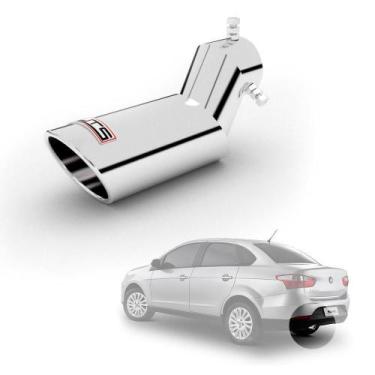 Imagem de Ponteira De Escapamento Esportivo Outs Grand Siena Inox Top