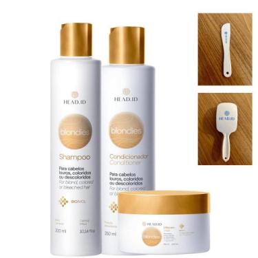 Imagem de Head.ID Blondies Shp Cond Mask +Escova+Espátula