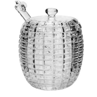 Imagem de Meleira 210Ml Bee Com Tampa E Pegador De Cristal Ecoligico - Lyor