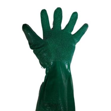 Imagem de Luva de PVC - Verde - Tam. 30cm - JM