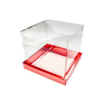 Imagem de Caixa Panetone Vermelha 250G com 5 un. Assk