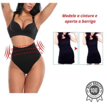 Imagem de Cinta Modeladora De Alta Compressão Calcinha Barriga Zero Pós Parto Fi