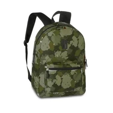 Imagem de Mochila Bolsa Costa Escolar Juvenil Camuflada Exército- Clio