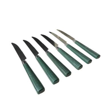 Imagem de Conjunto De Talher Faca 6 Peças Cabo Detalhado material sintético Cozi