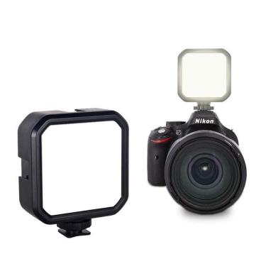 Imagem de Iluminador 62 Leds 5W Recarregável P/Câmera Dslr Canon, Sony