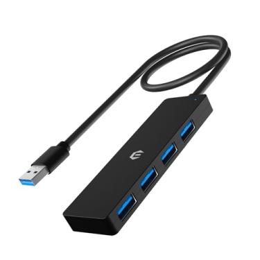 Imagem de Tymyp Hub USB, hub USB 3.0 de 4 portas, divisor USB para laptop, Xbox, pen drive, HDD, dispositivo de jogos, impressora, câmera, teclado, mouse e mais