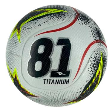 Imagem de Bola De Futebol Campo Dalponte 81 Titanium Termodalponte Oficial (Preto+Amarelo)