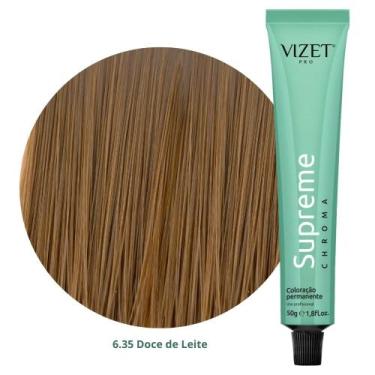Imagem de Coloração Supreme Chroma 6.35 Doce de Leite 50gr Vizet