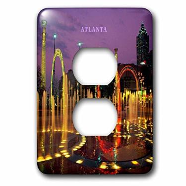 Imagem de 3dRose Tampa de tomada de 2 plugues do Parque Olímpico de Atlanta Geórgia